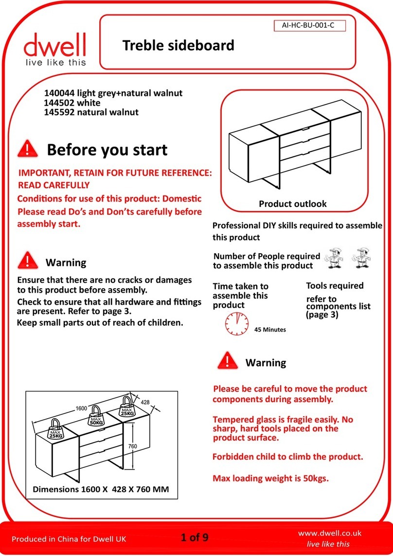 Dwell 140044 User manual