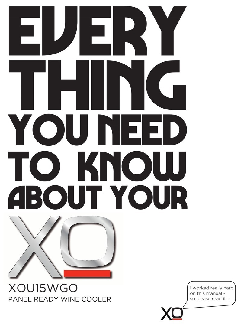 Xo XOU15WGO Series User manual