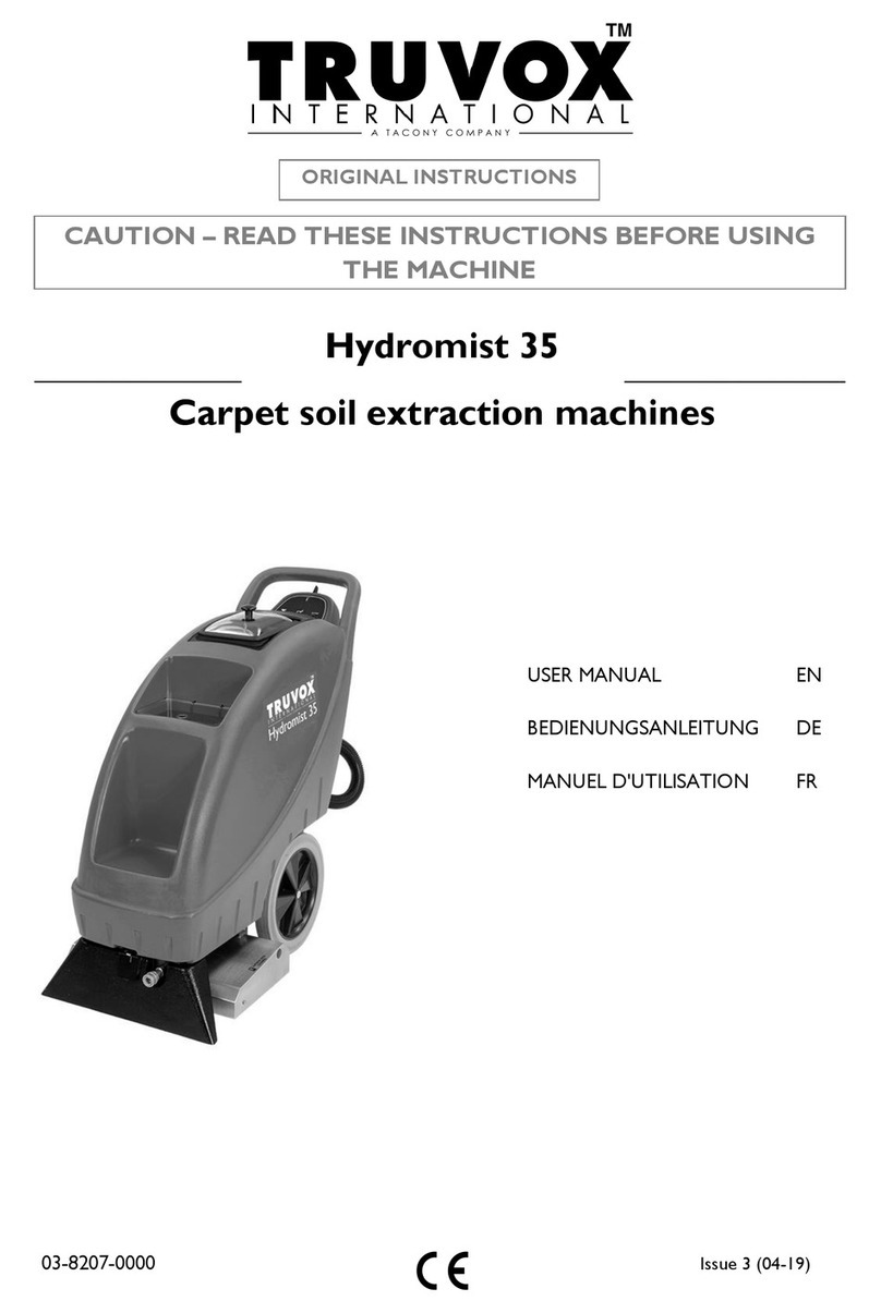 Tacony Truvox Hydromist 35 User manual