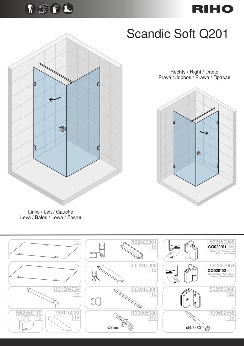 RIHO Scandic Soft Q201 User manual