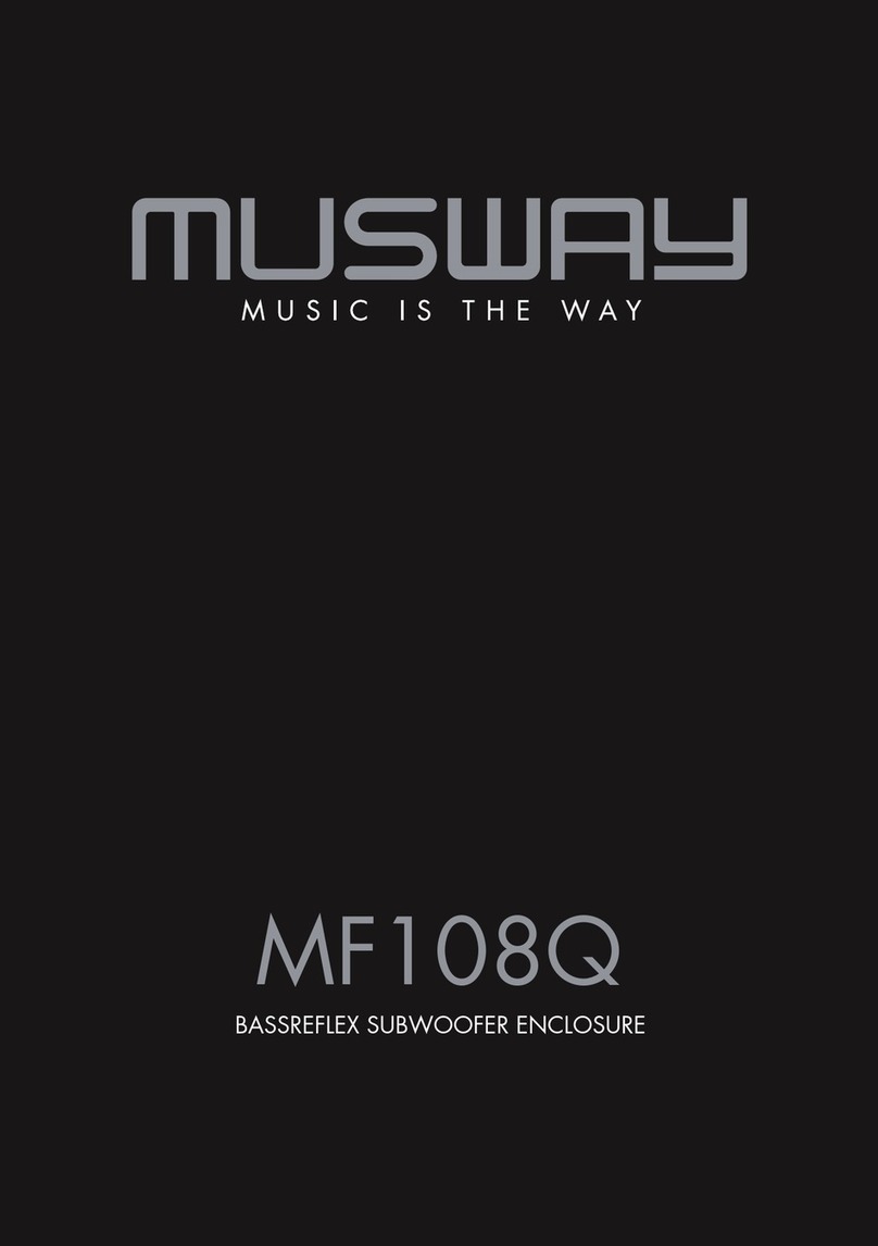 Musway MF108Q quick start guide