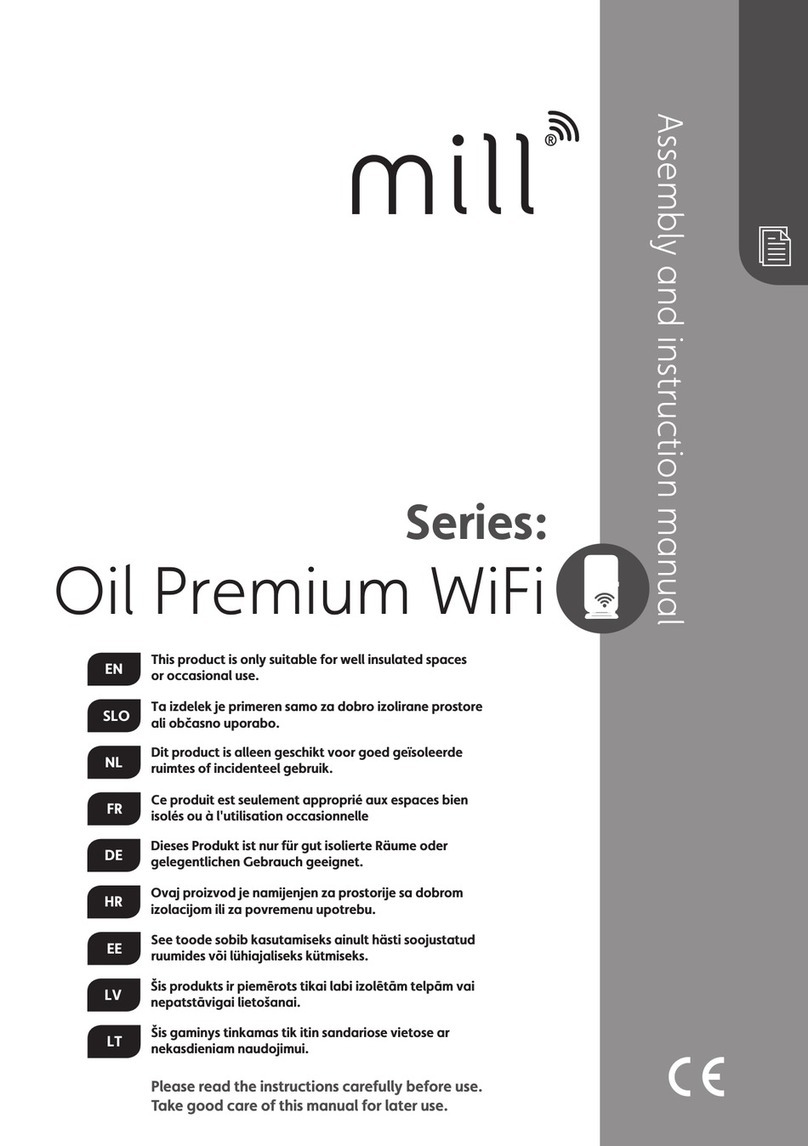 MILL Oil Premium WiFi Series User guide