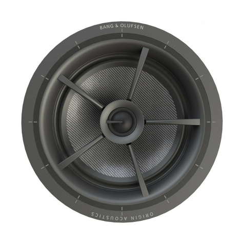 Bang & Olufsen Celestial BOC80 Series installation manual