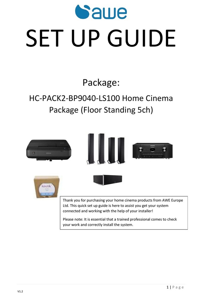 AWE HC-PACK2-BP9040-LS100 Setup guide