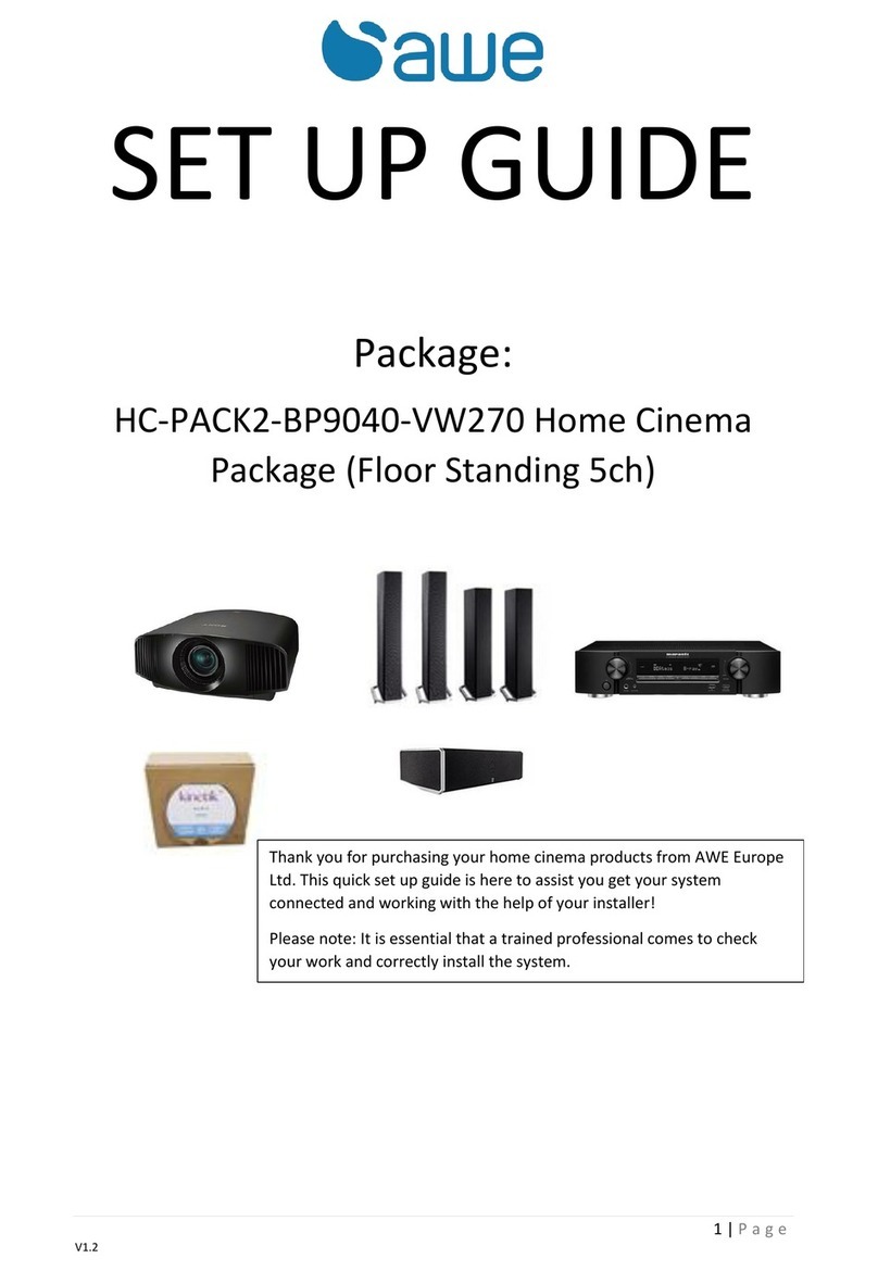 AWE HC-PACK2-BP9040-VW270 User manual