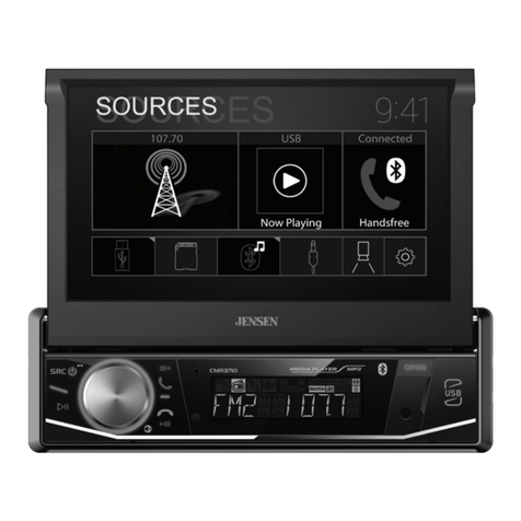 Jensen CMR3710 Operating instructions