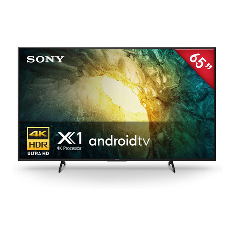 Sony Bravia KD-75X750H User manual