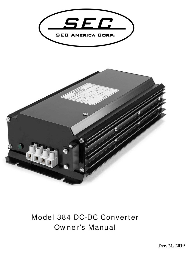 SEC 384 owner's manual