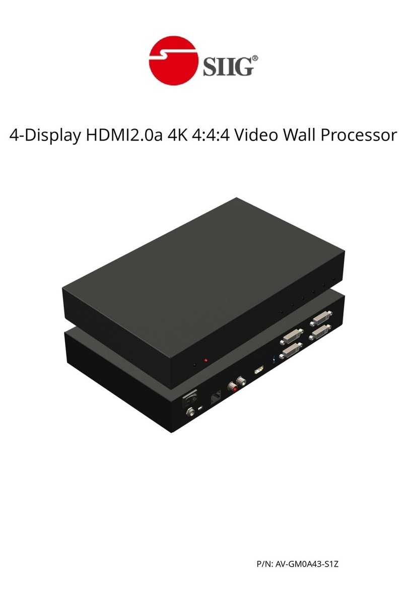 SIIG AV-GM0A43-S1Z manual