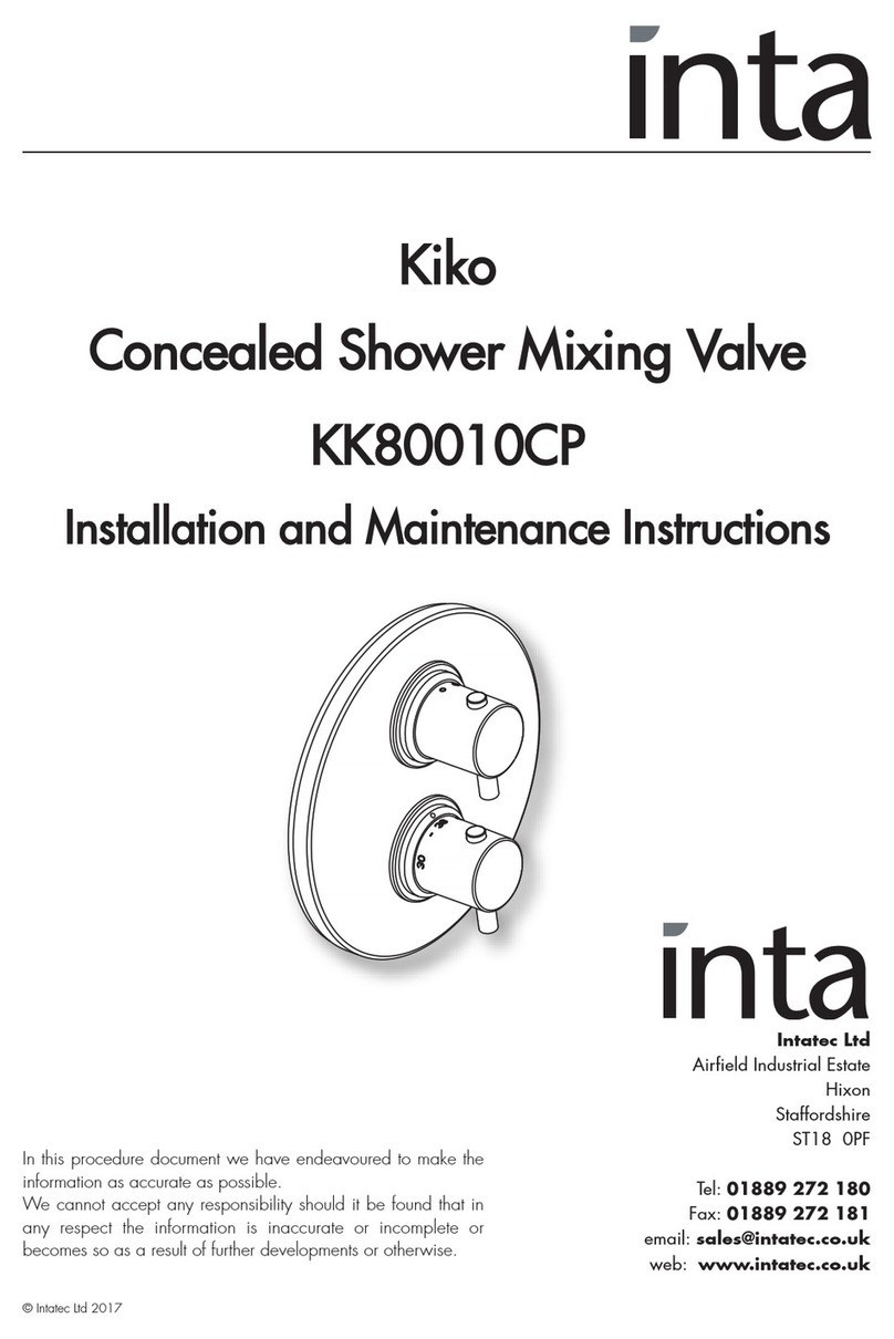 Inta Kiko KK80010CP Installation and maintenance instructions