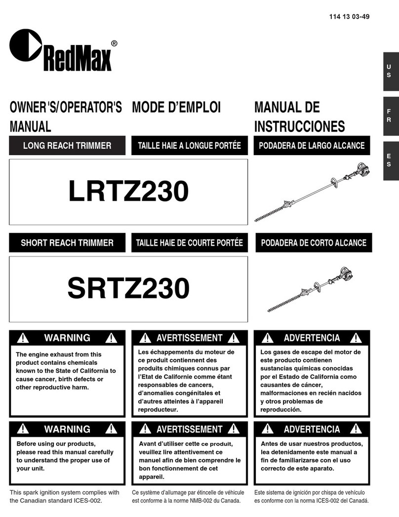 RedMax LRTZ230 Owner's/operator's manual