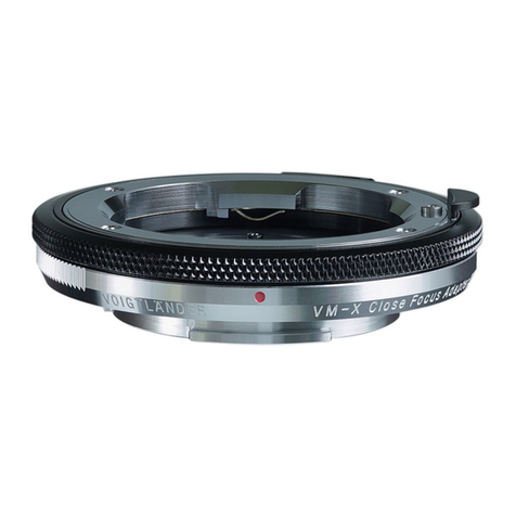 VOIGTLANDER VM-X Close Focus Adapter instruction manual