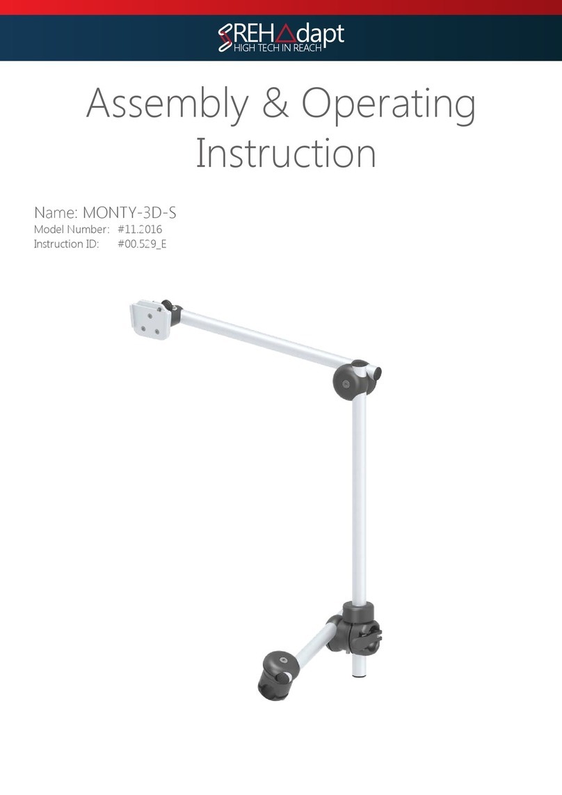 Rehadapt MONTY-3D-S User manual Rehadapt MONTY-3D-S User manual