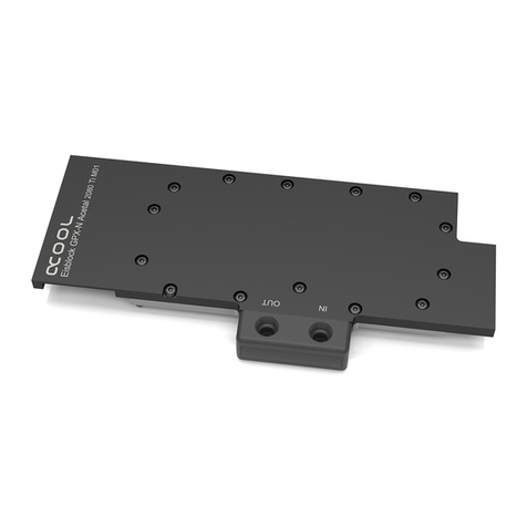 Alphacool EISBLOCK GPX N 2080 Ti M01 User manual