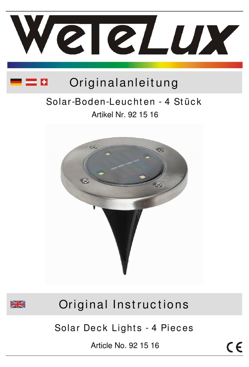 Wetelux 92 15 16 Original instructions