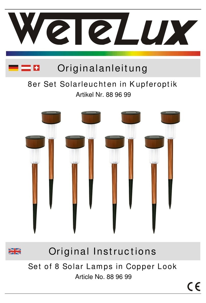 Wetelux 88 96 99 Original instructions