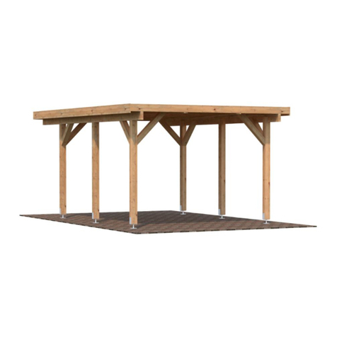 Palmako Carport CP3651 User manual
