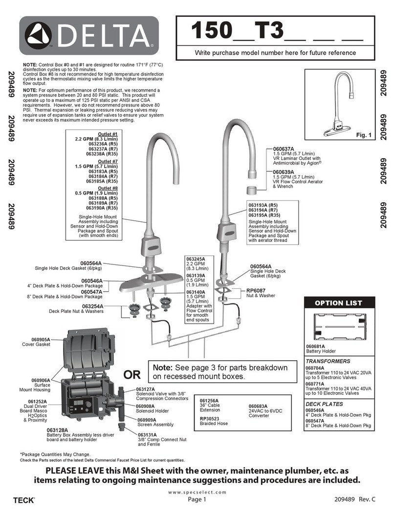 Delta 150 T3 Series User manual