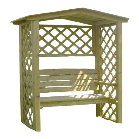 HUTTON Westbury Arbour Assembly instructions HUTTON Westbury Arbour Assembly instructions