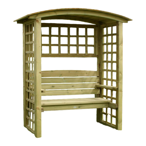 HUTTON Northwood Arbour Assembly instructions