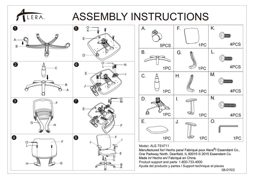 Alera ALE-TE4711 Assembly instructions