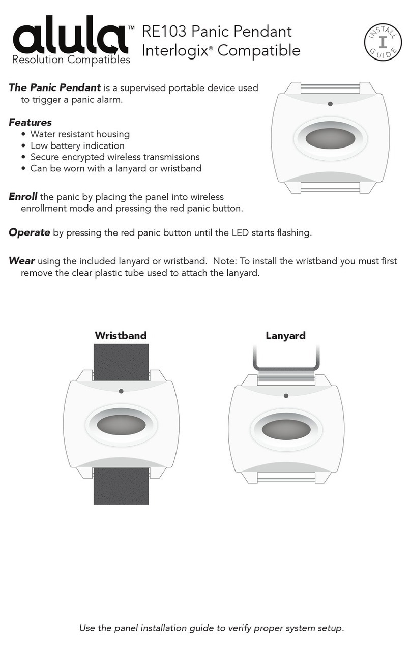 Alula RE103 install guide