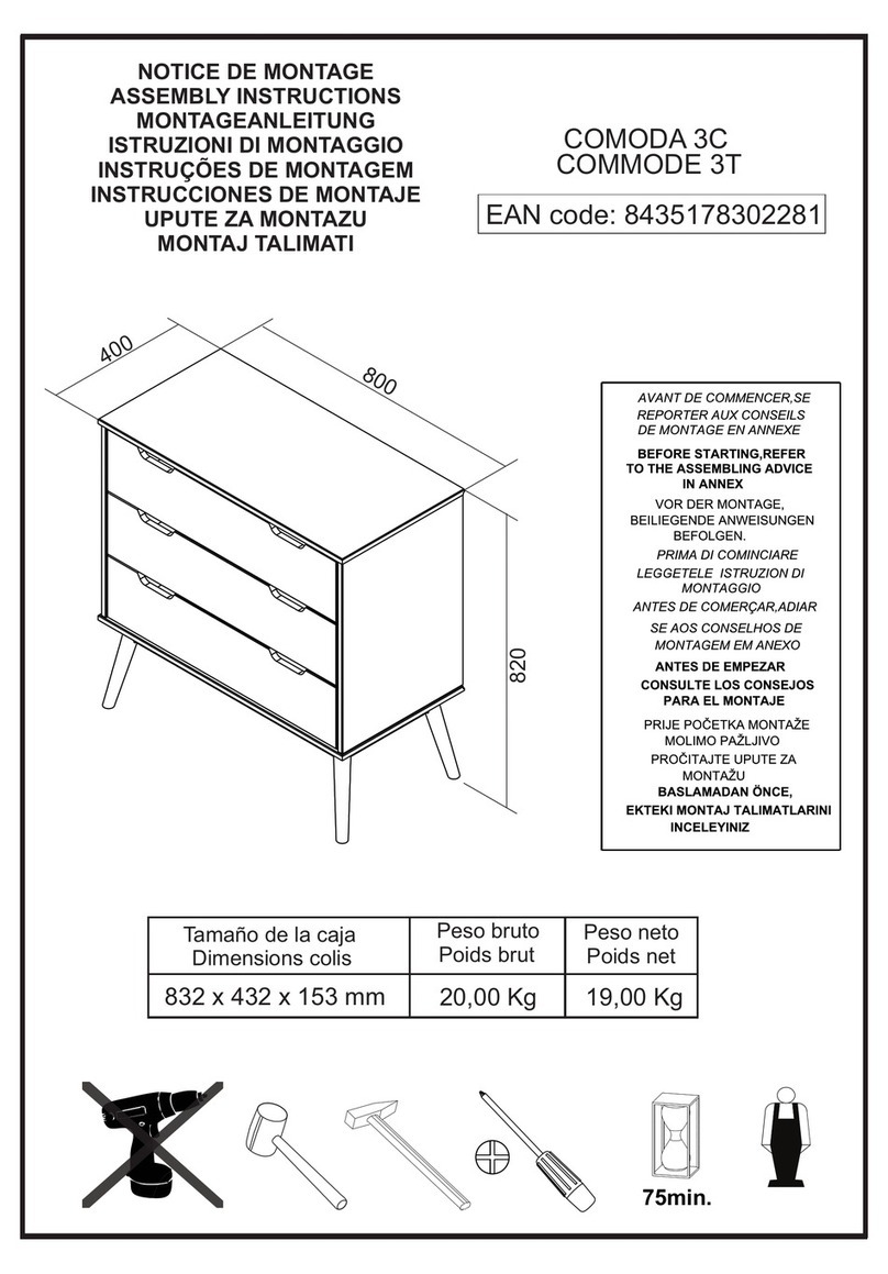 MARCKERIC COMODA 3C Assembly instructions
