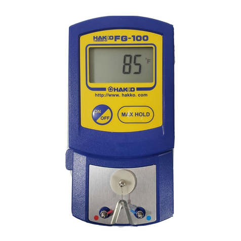 Hakko Electronics FG-100 Calibration instructions