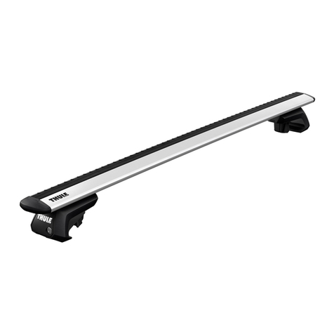 Thule Evo Raised Rail 710400 User manual