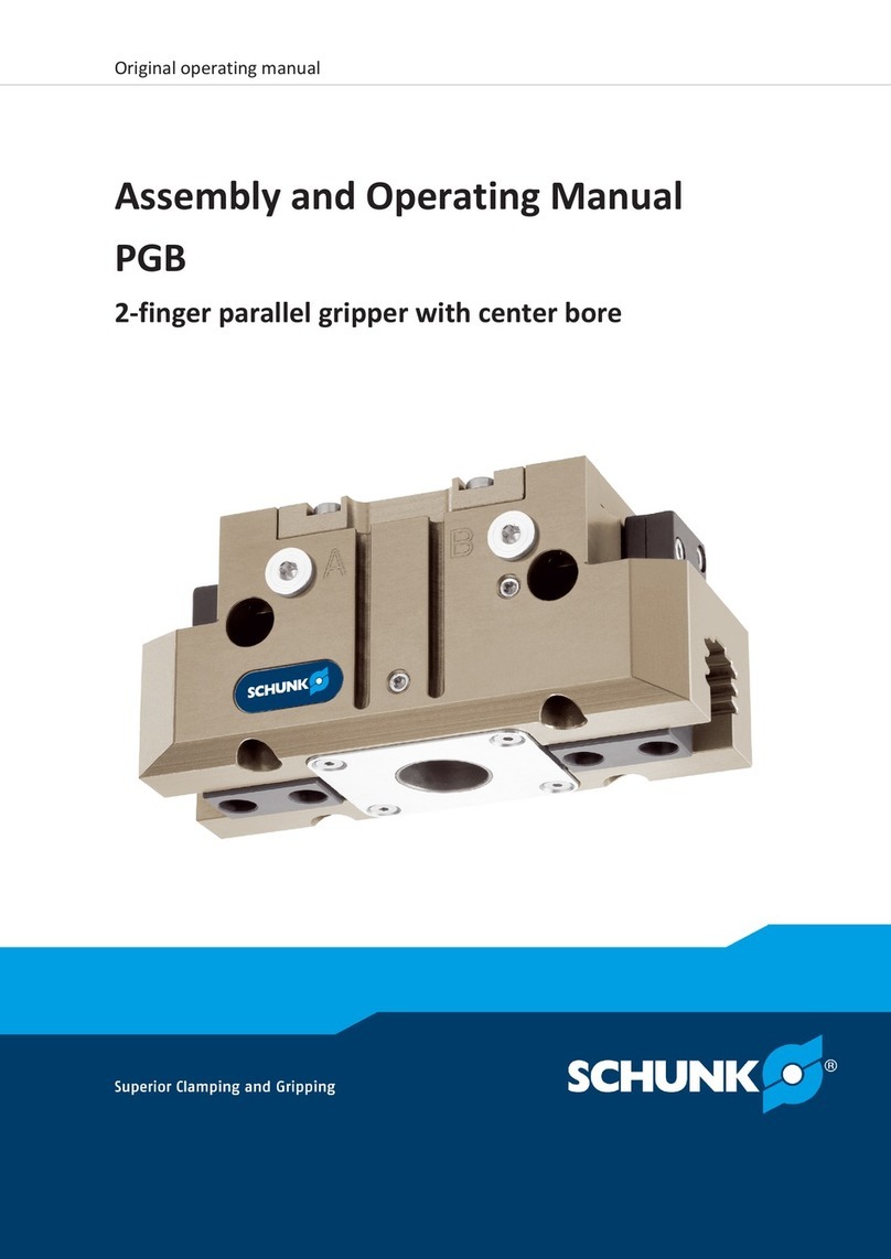 SCHUNK PGB Series Assembly and operating manual