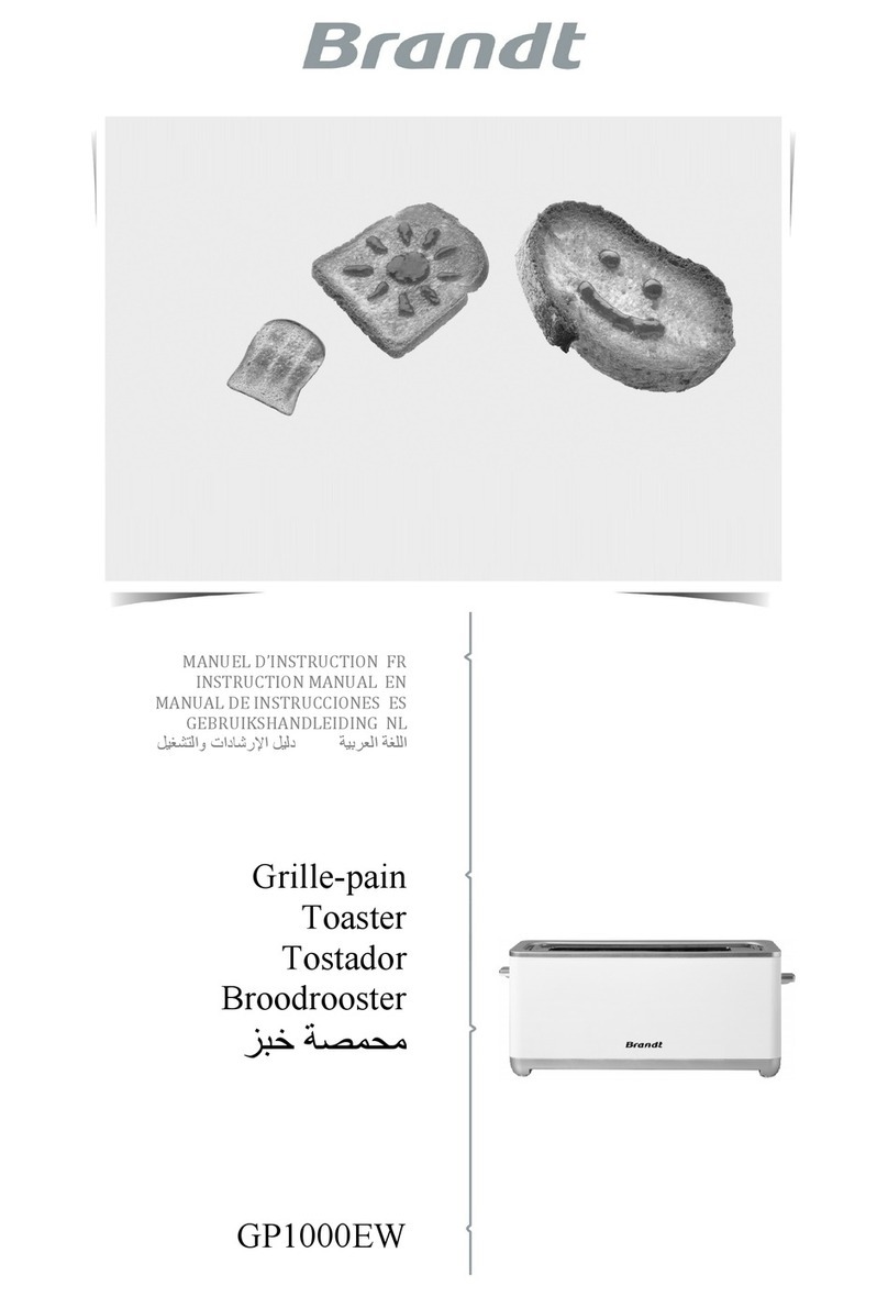 Brandt GP1000EW instruction manual