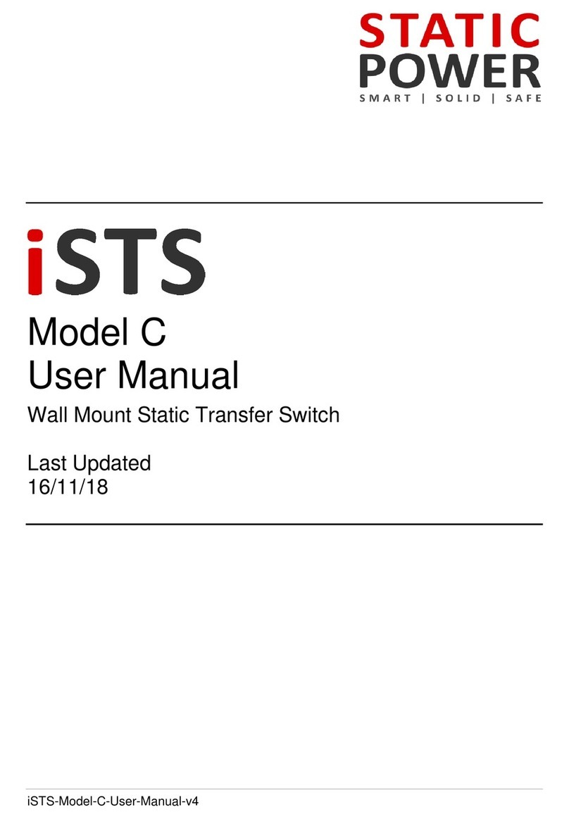 Static Power iSTS C user manual