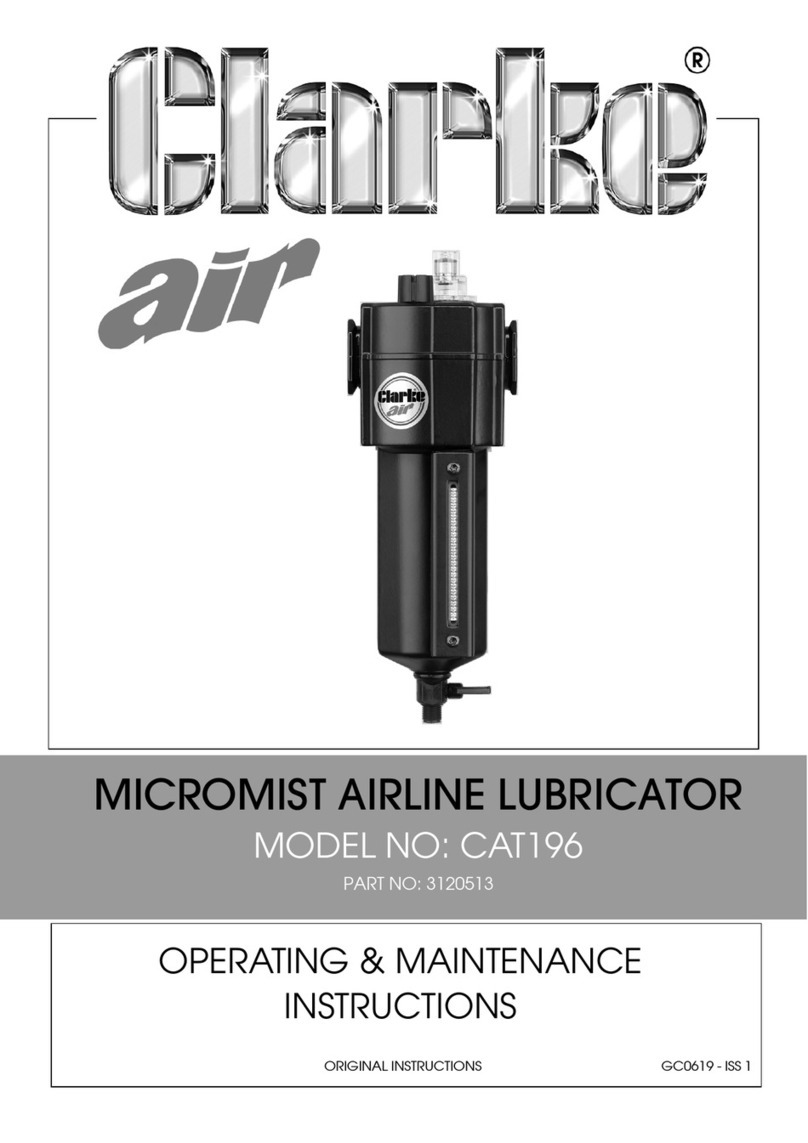 Clarke CAT196 Operating & maintenance instructions