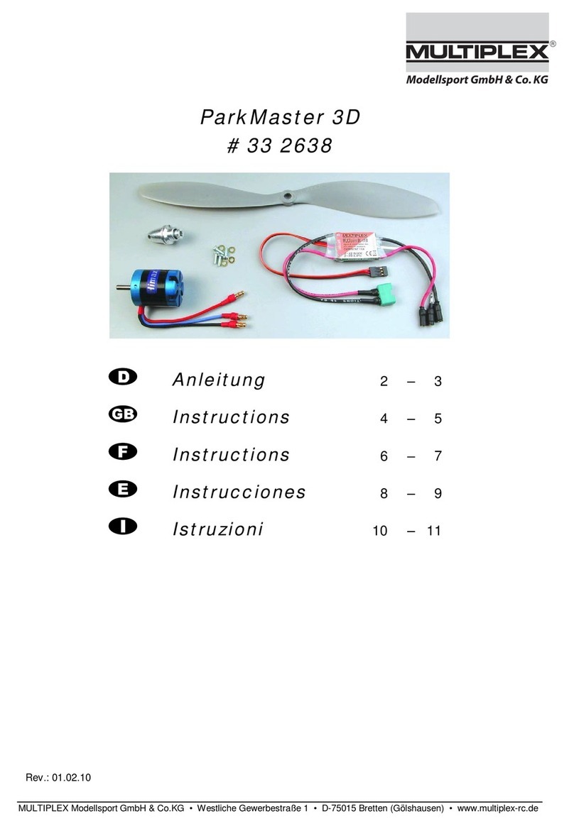 Multiplex ParkMaster 3D User manual