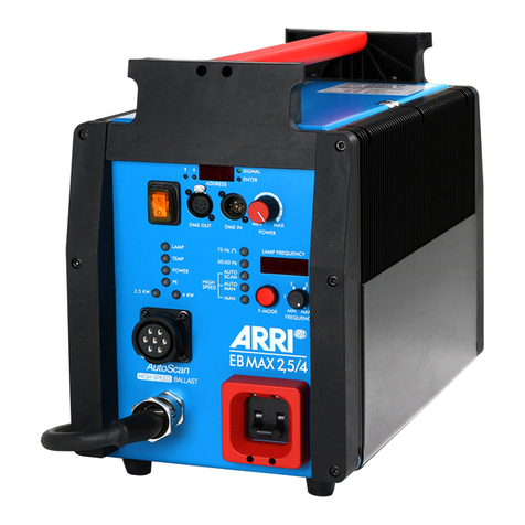 ARRI EB MAX 2,5/4 operating instructions