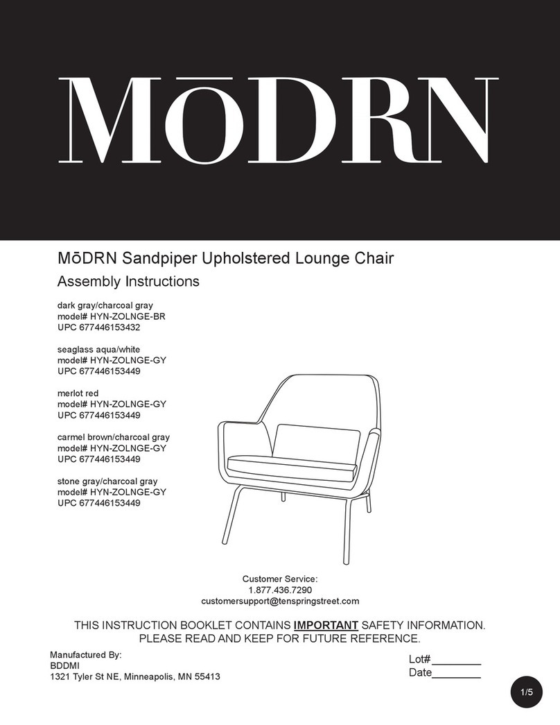 MoDRN HYN-ZOLNGE-BR User manual MoDRN HYN-ZOLNGE-BR User manual