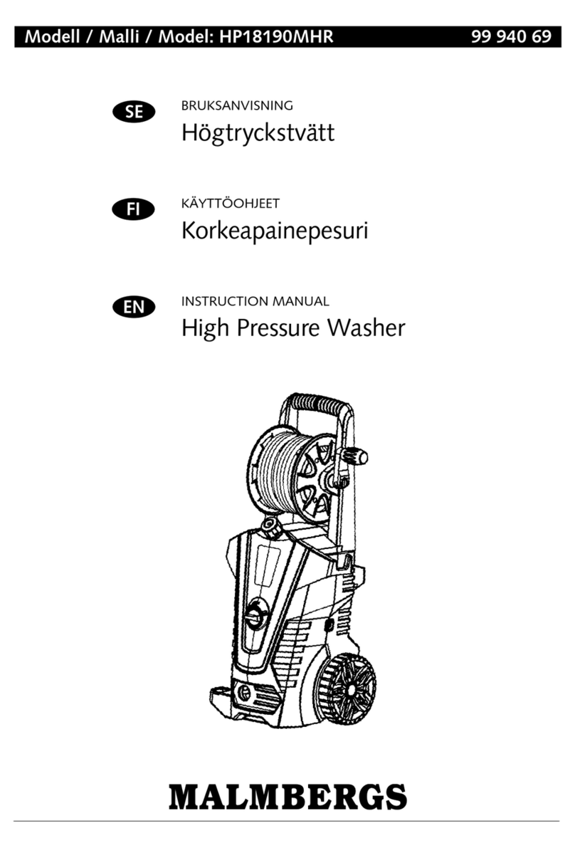 Malmbergs HP18190MHR instruction manual