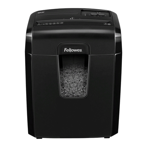 Fellowes Powershred 8MC instruction manual