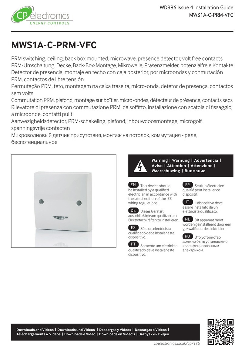 C.P. Electronics MWS1A-C-PRM-VFC installation guide