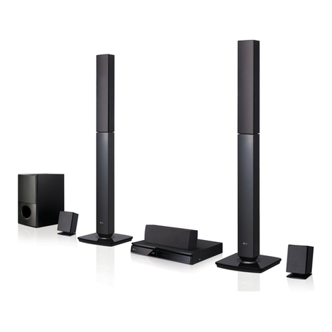 LG LHD645 Specification sheet