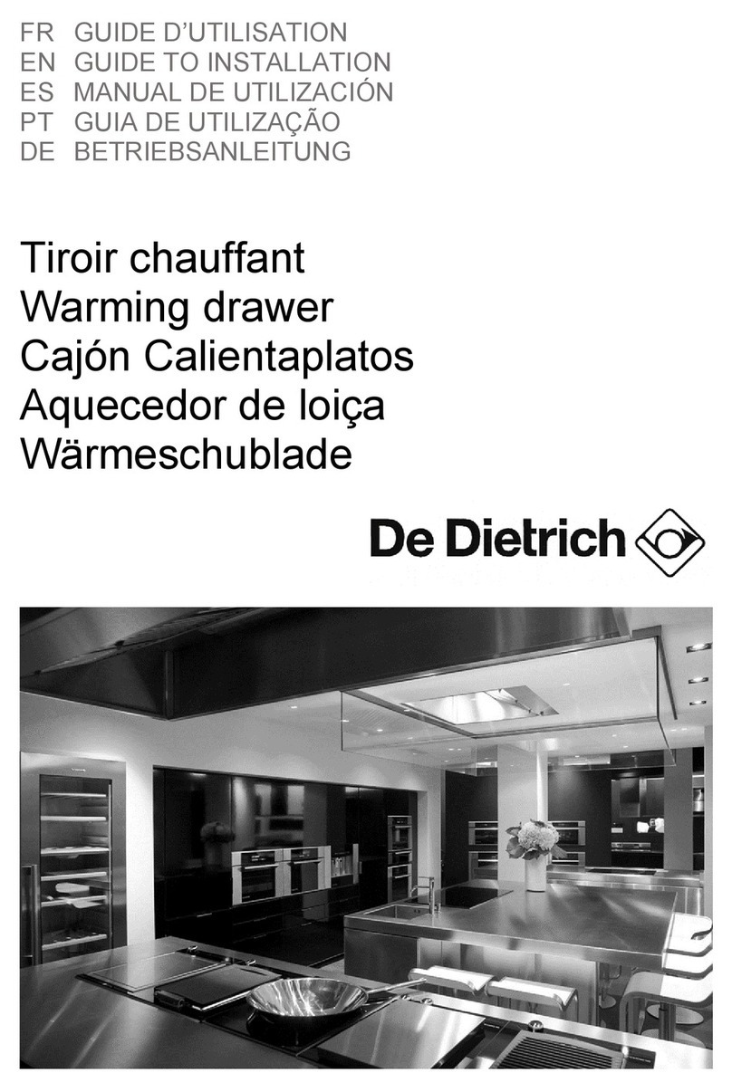 DeDietrich DWD1514/94 User manual