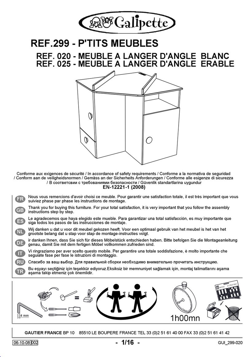 Galipette 299 User manual