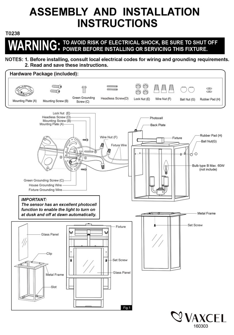 Vaxcel T0238 Instruction manual
