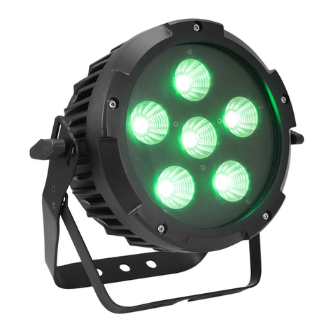 Future light PRO Slim PAR-6 COB RGB User manual