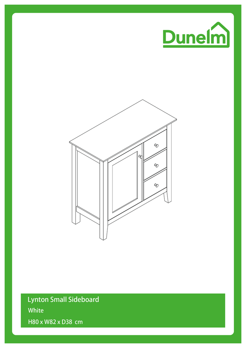 Dunelm Lynton Small Sideboard User manual