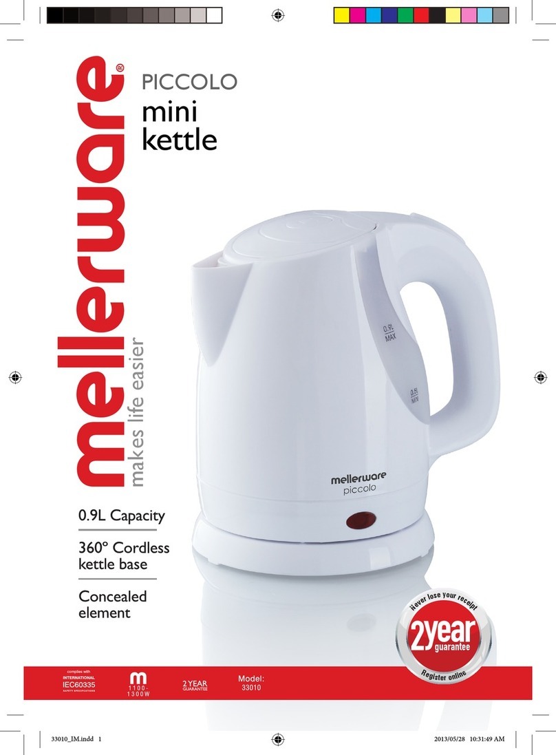 Mellerware PICCOLO 33010 quick guide
