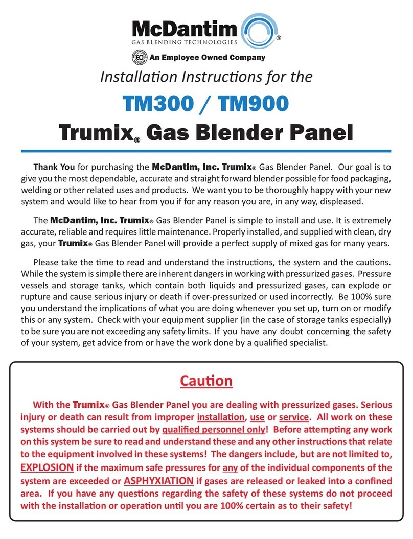 McDantim Trumix TM300 installation instructions McDantim Trumix TM300 installation instructions