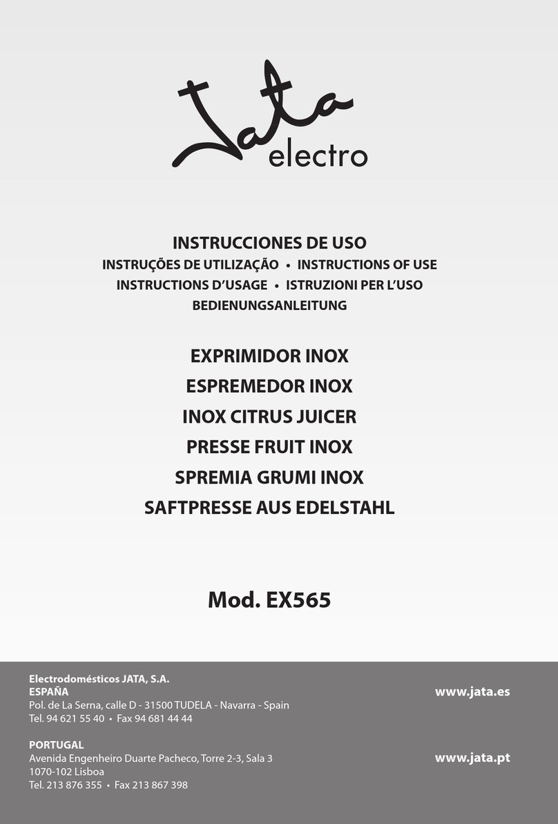 Jata electro EX565 Instructions of use
