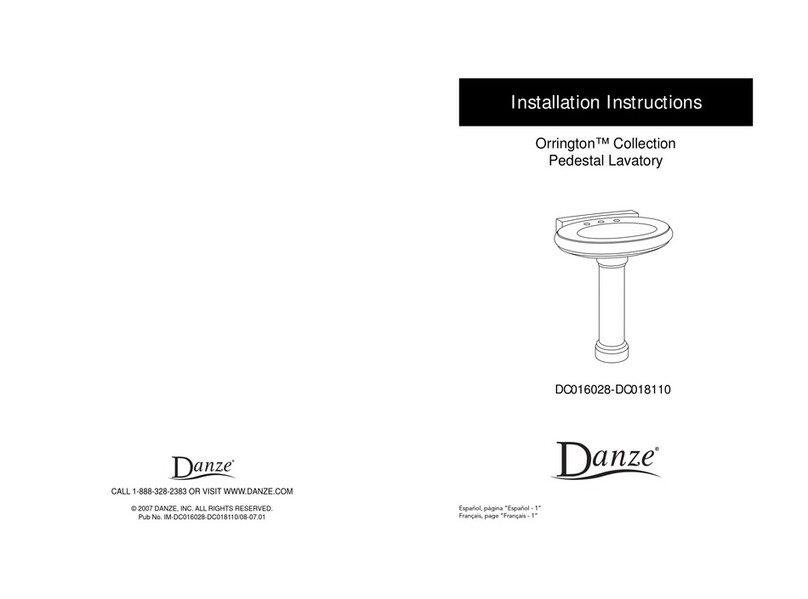Danze Orrington DC016028 User manual
