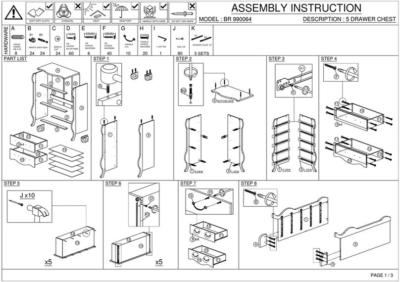 Wholesale Interiors BR 990064 Assembly instructions